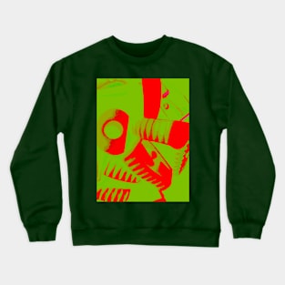 THE BEST RED AND GREEN ABSTRACT ART Crewneck Sweatshirt